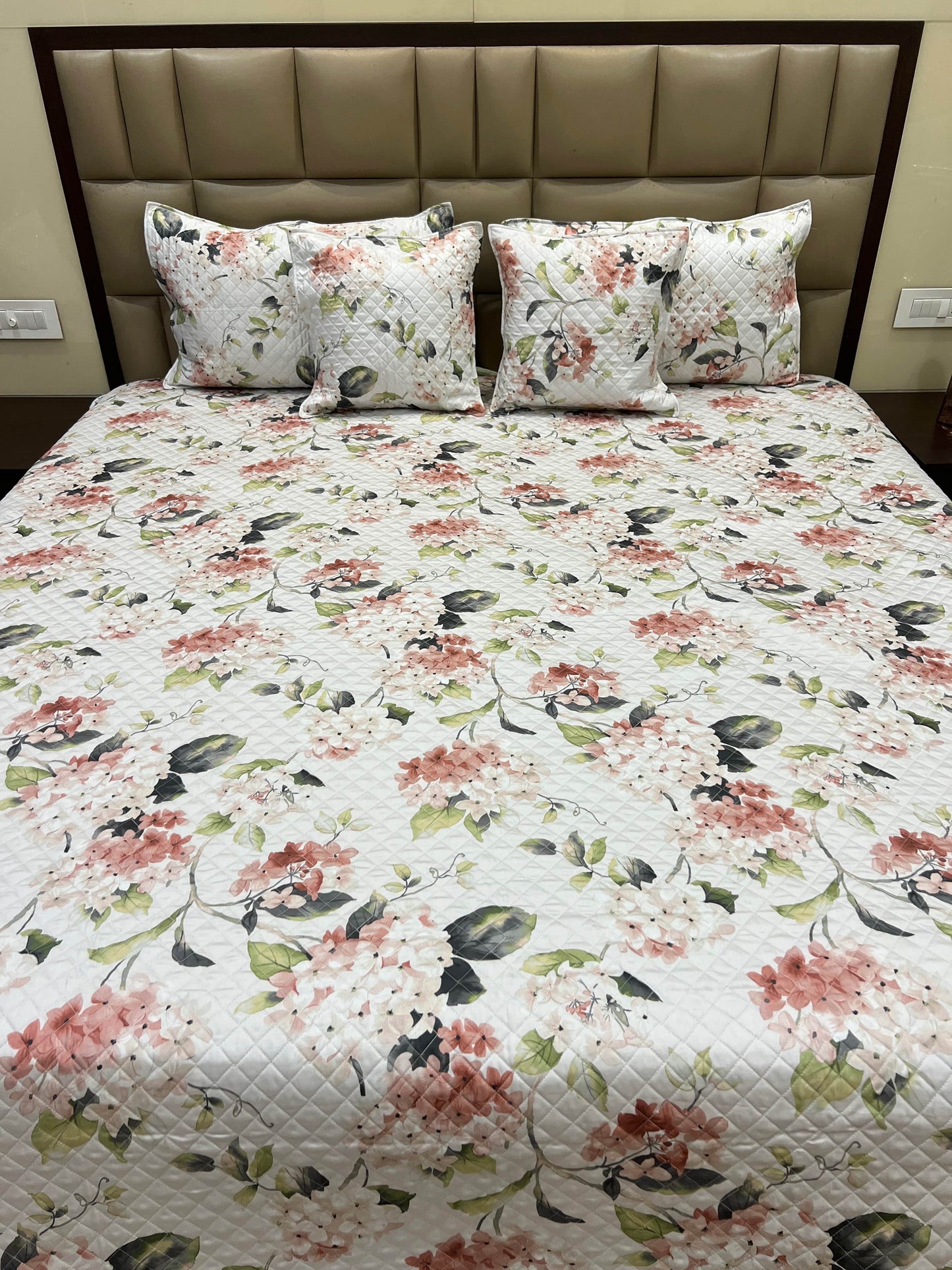 Quilted Bedcover 5pc Set