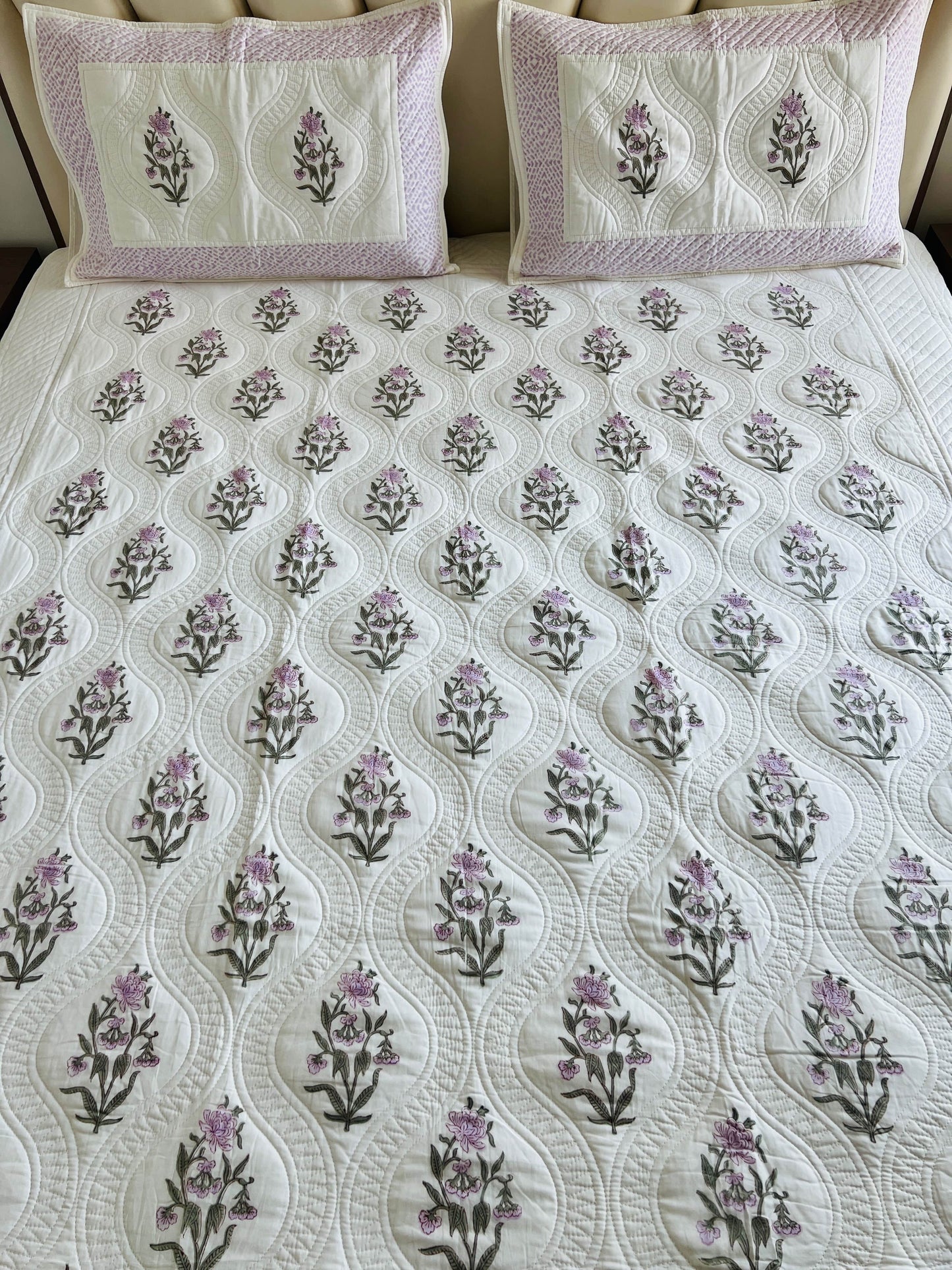 Quilted Bedcover 3pc Set