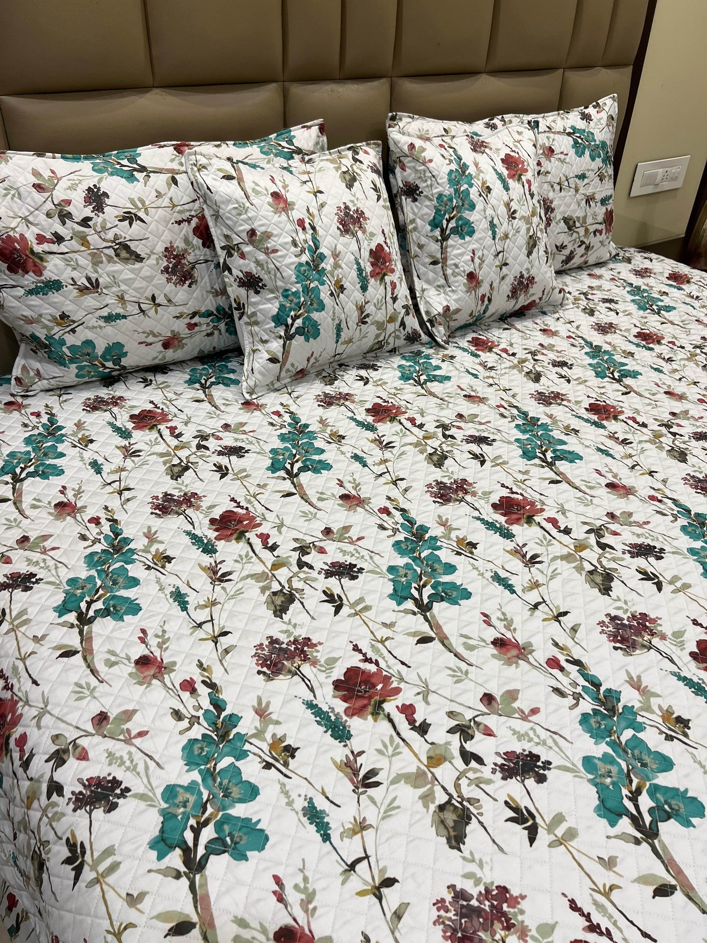 Quilted Bedcover 5pc Set