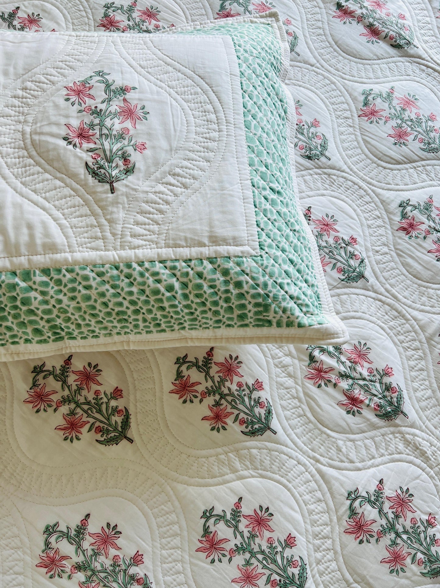 Quilted Bedcover 3pc Set