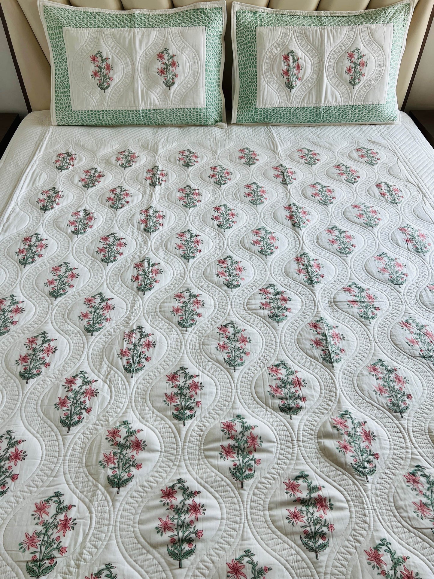 Quilted Bedcover 3pc Set