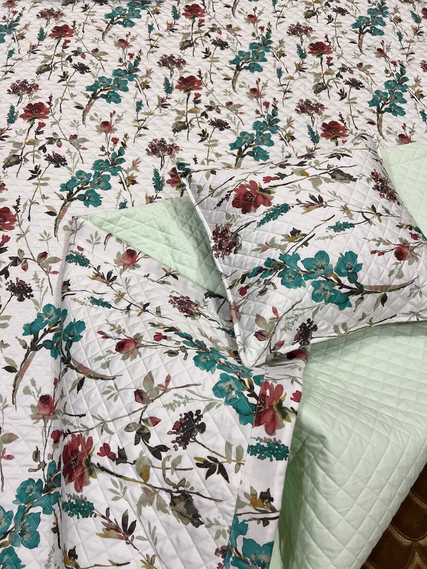 Quilted Bedcover 5pc Set