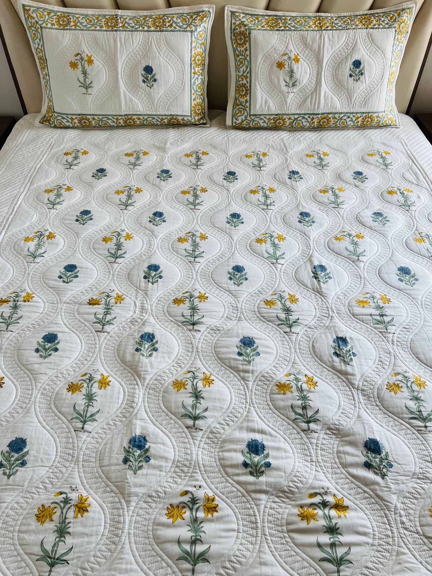 Quilted Bedcover 3pc Set