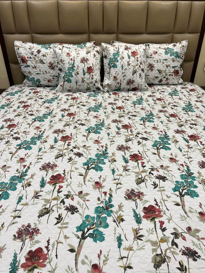 Quilted Bedcover 5pc Set