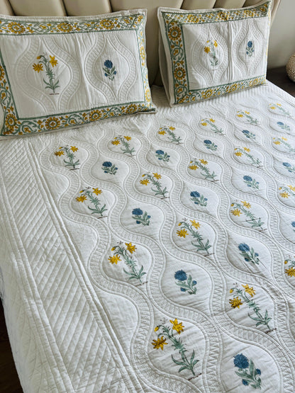 Quilted Bedcover 3pc Set