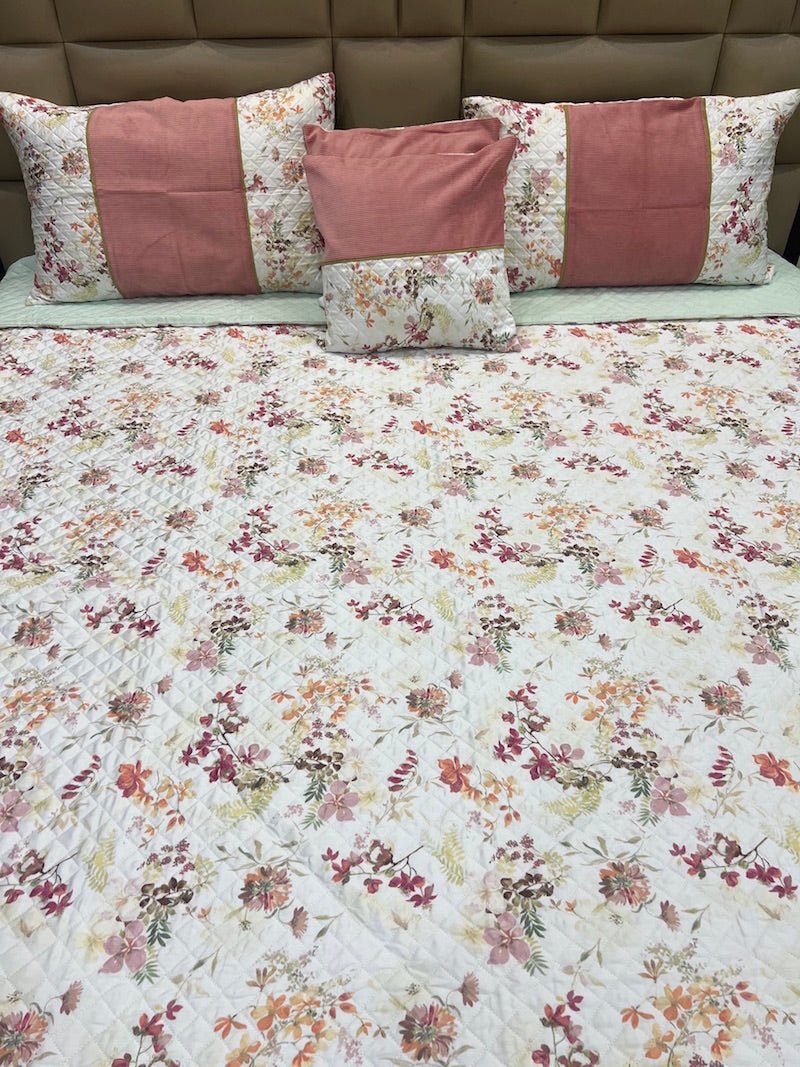 Quilted Bedcover 5pc Set